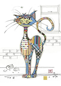 Cola Cat, Greeting Card