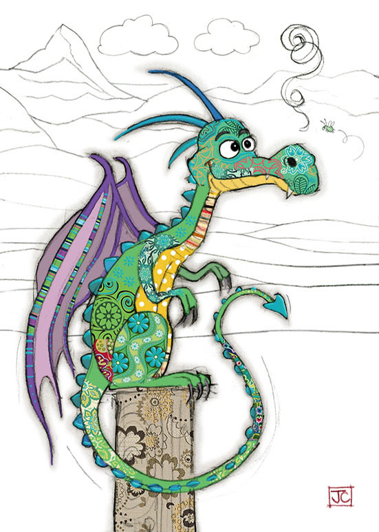 Duncan Dragon, Greeting Card