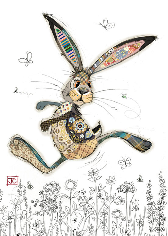 Hesper Hare, Greeting Card
