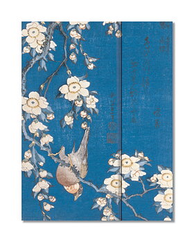 Foldover Journal, Bullfinch and Cherry Tree