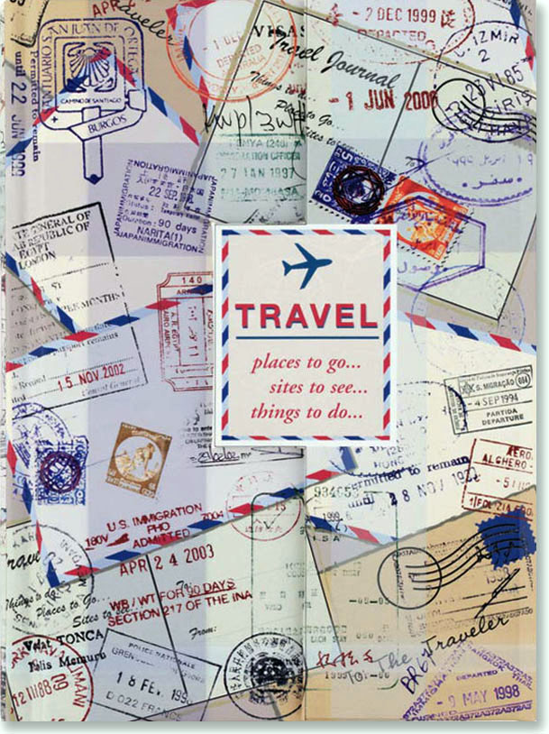 Compact Foldover Journal, Travel