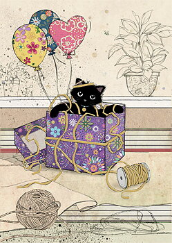 Gift Kitty, Greeting Card