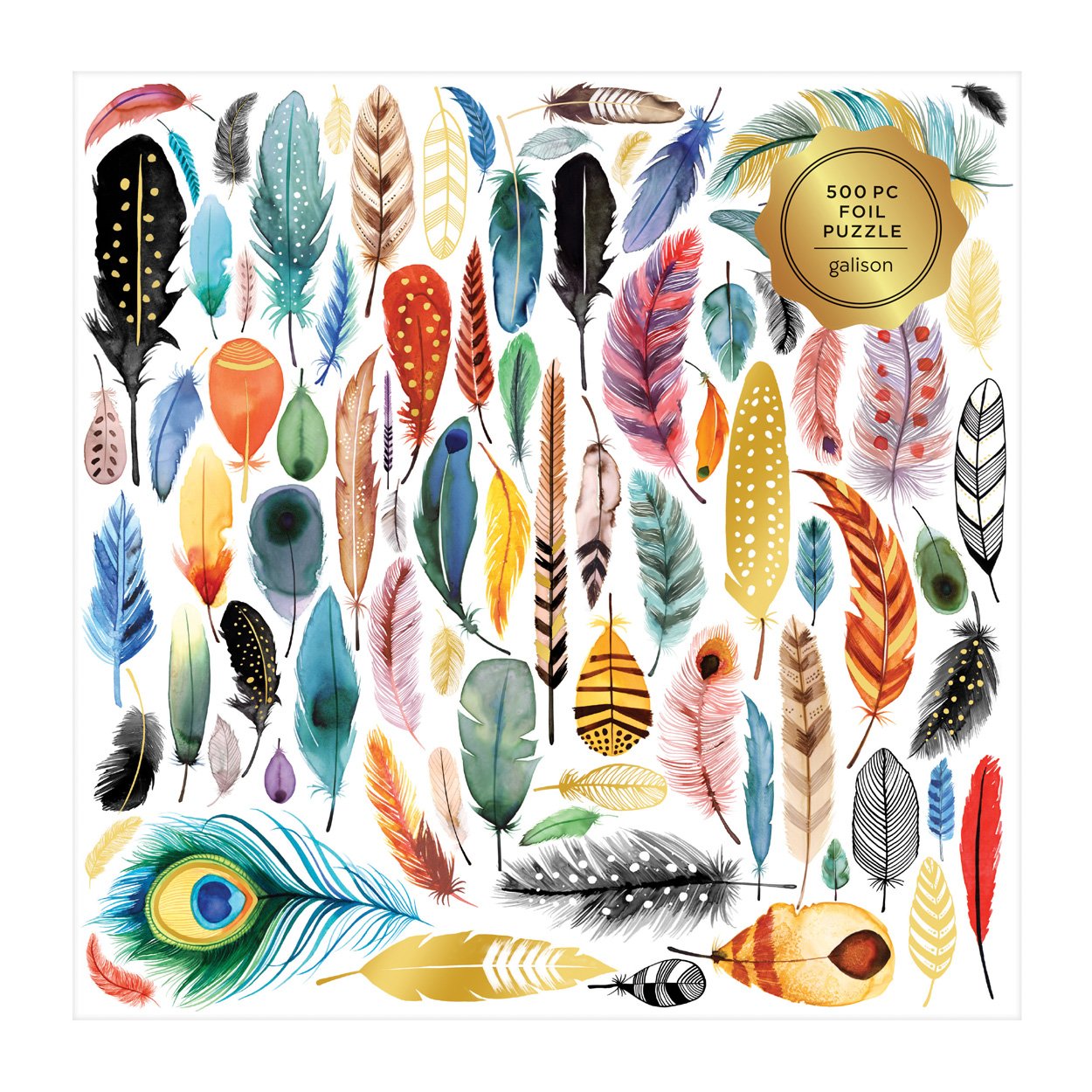 Feathers 500 Piece Foil Puzzle - 2