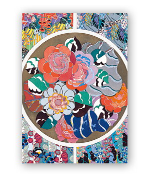 Flower Art Deco Pattern, Greeting Card