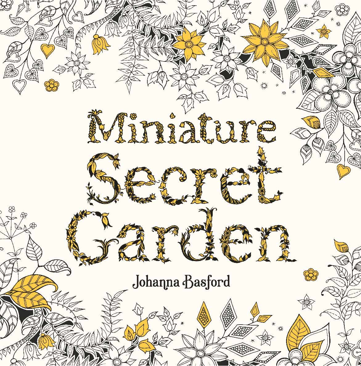 Miniature Secret Garden, Colouring Book