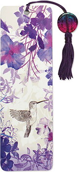 Beaded Bookmark, Hummingbirds