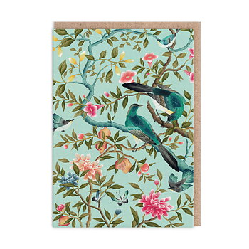 Songbird Duo, Greeting Card