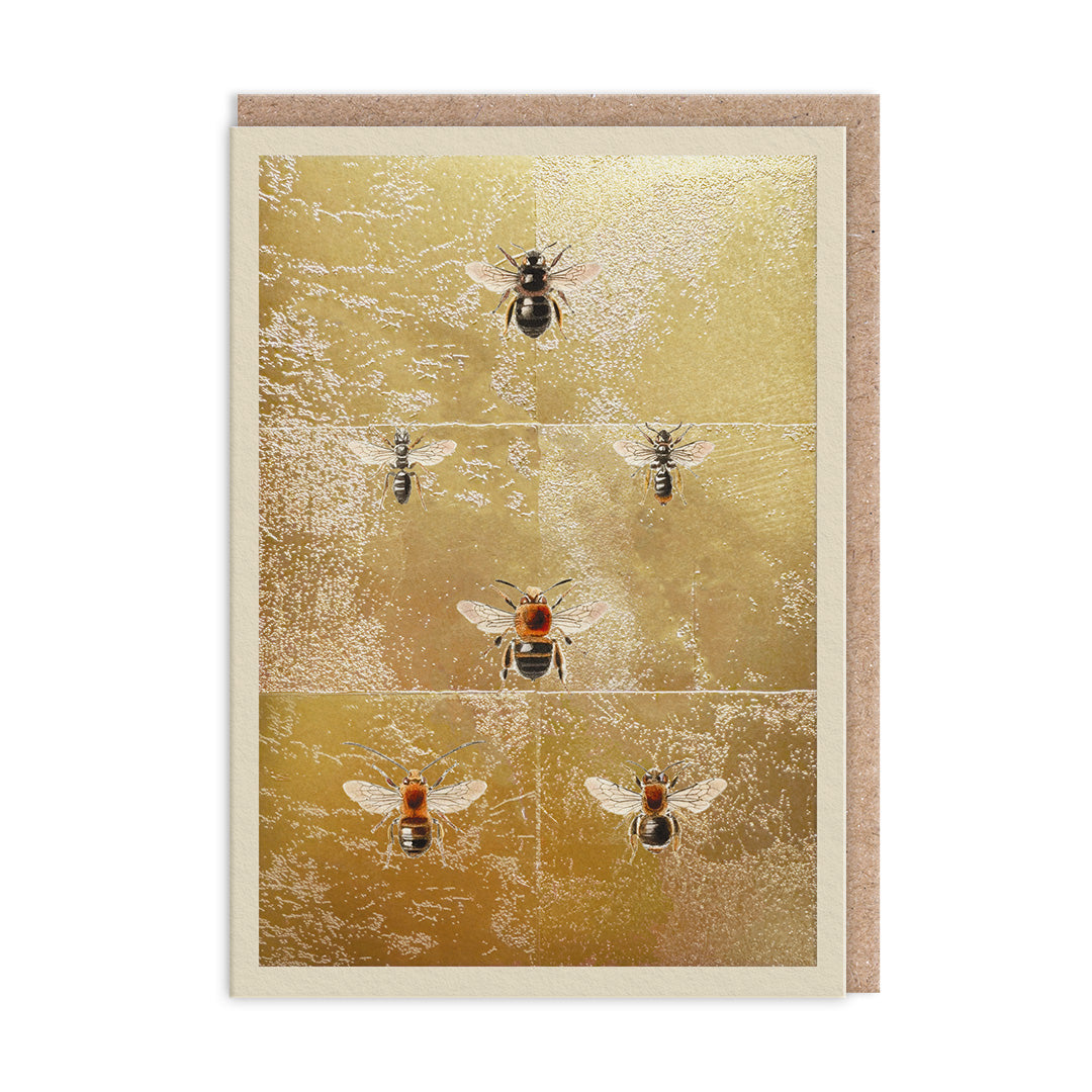 Bees Greeting Card (12001) - 2