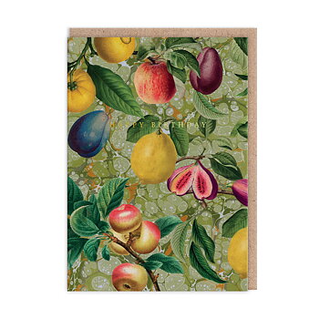 Marble Fruit Greeting Card