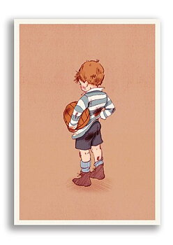 Football, Belle & Boo Playtime Postcards