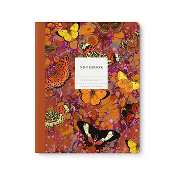 Marble Butterfly Pink Exercise Book (12220)