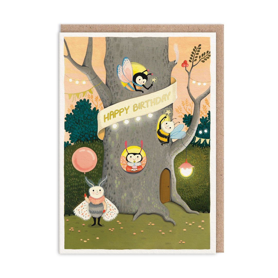 Tree Apartment Birthday Card (12243) - 2