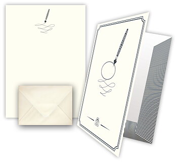 Fountain Pen, Writing paper in Keepsake Folder