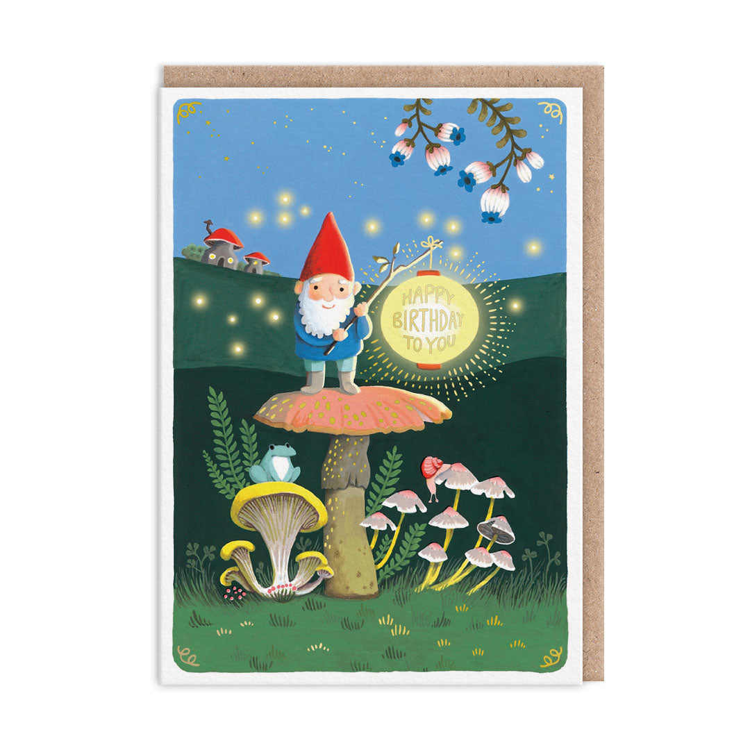 Birthday Gnome Card (12245) - 2
