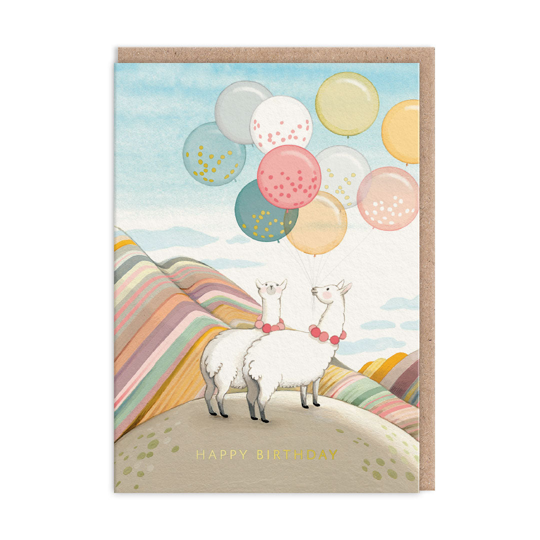 Birthday Llamas Greeting Card (12254)