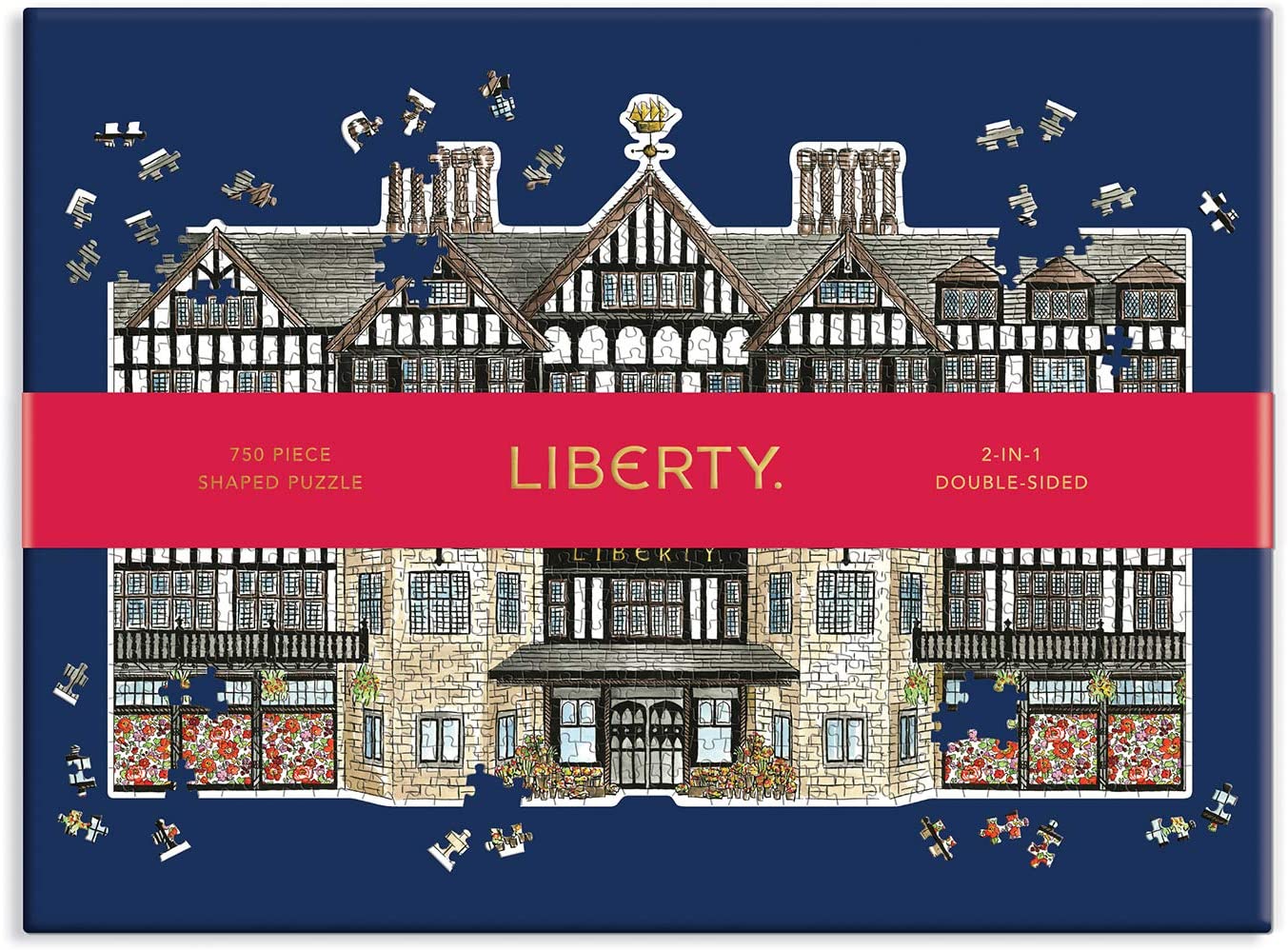 Liberty Tudor Building 750 Piece Shaped Puzzle - 2