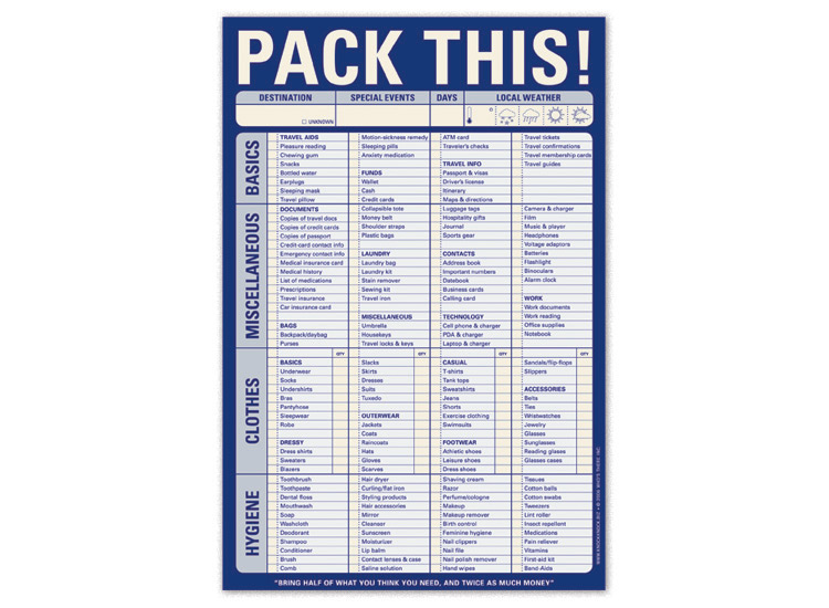 Pack This! Pad  - 2