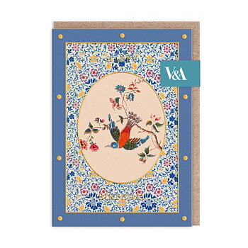 Cottagecore Bird in Flight Greeting Card (12598)