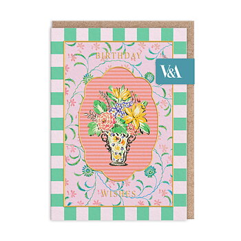 Cottagecore Large Vase Greeting Card (12601)