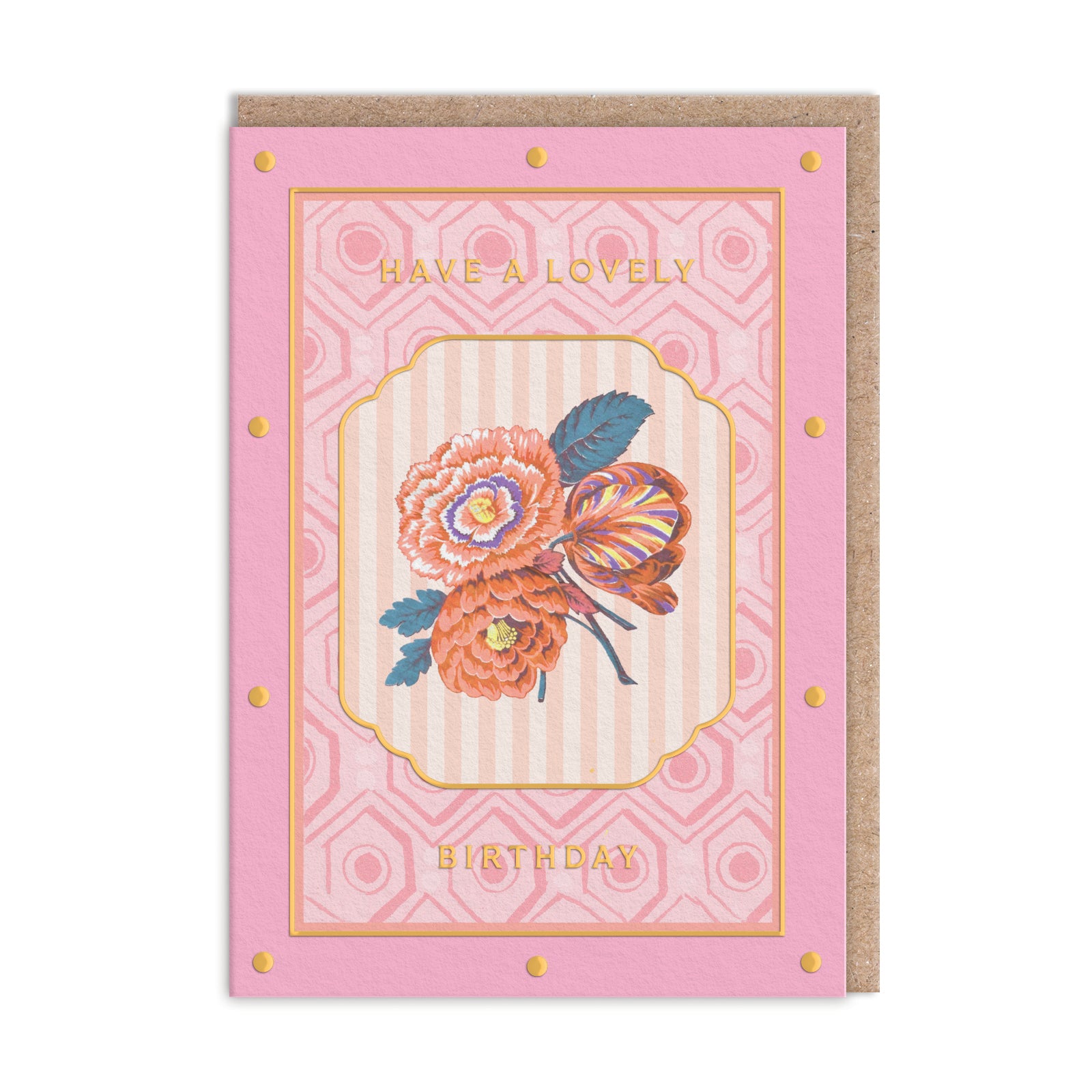 Cottagecore Flower Trio Greeting Card (12607) - 2