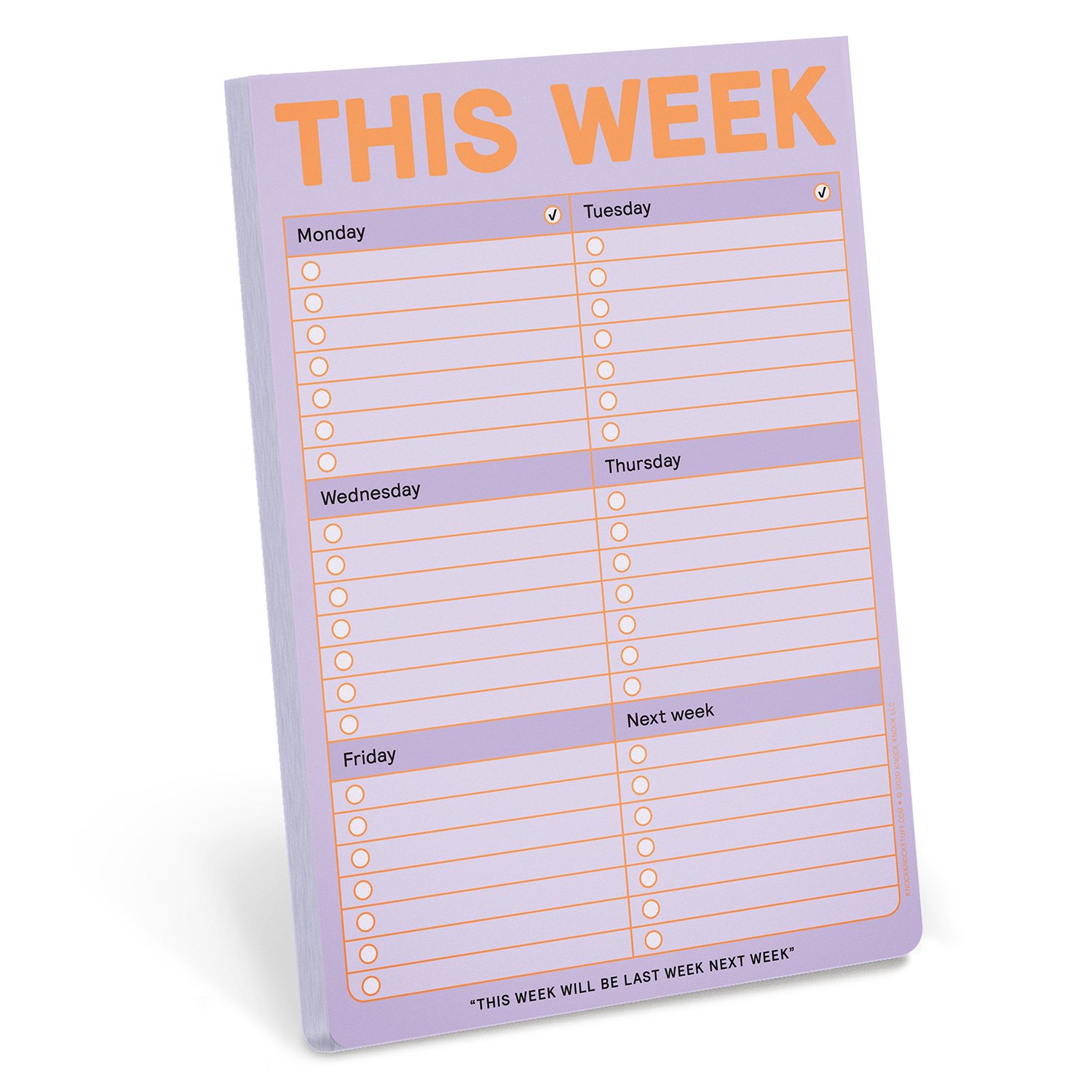 Knock Knock This Week Pad (Pastel Edition)