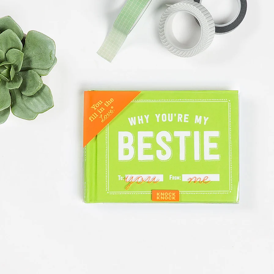 Knock Knock Why You're My Bestie Book Fill in the Love  - 8