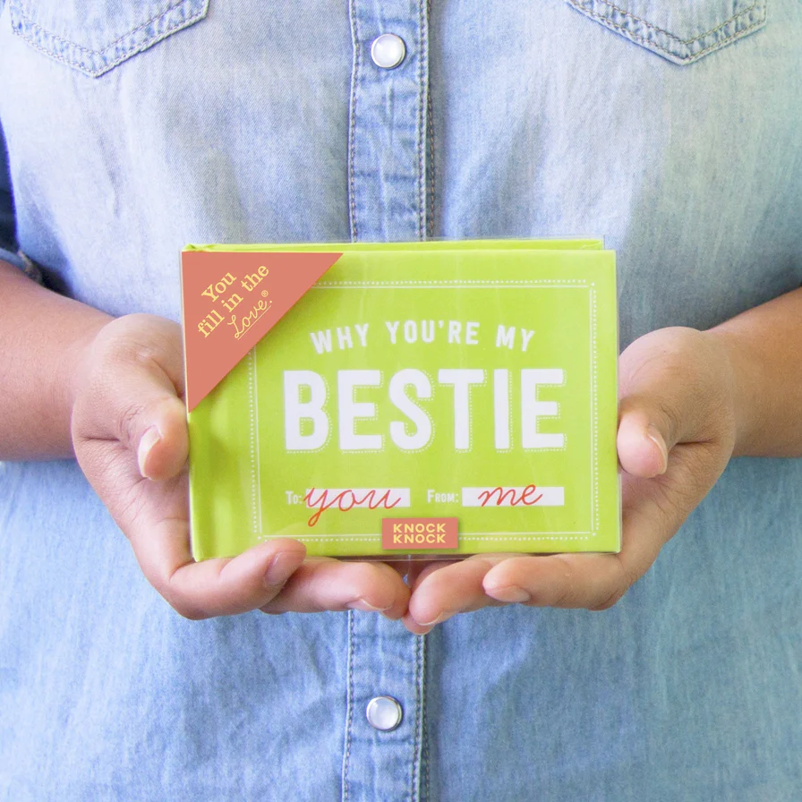 Knock Knock Why You're My Bestie Book Fill in the Love  - 6