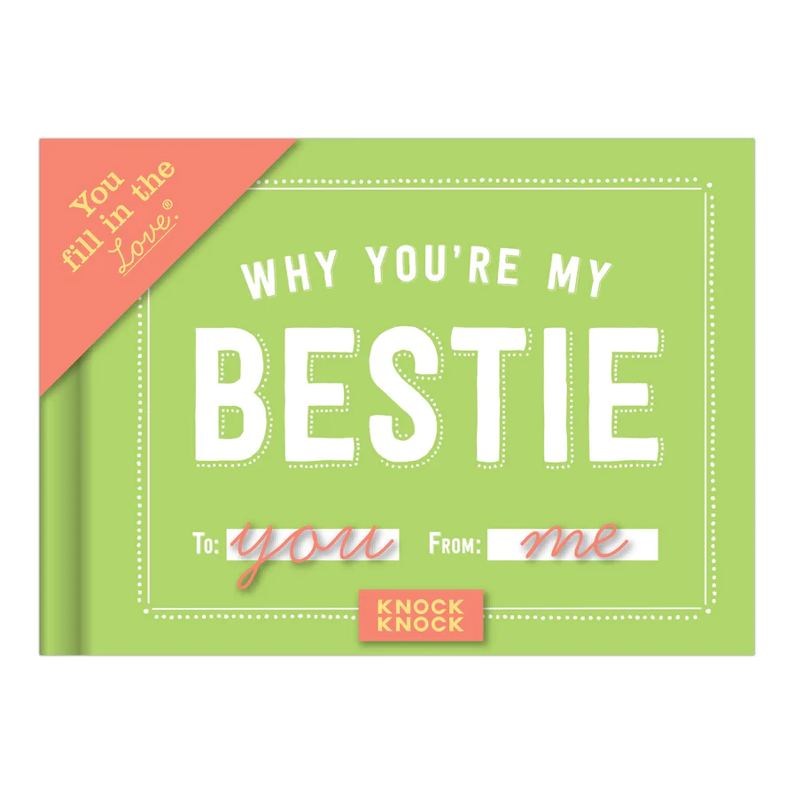 Knock Knock Why You're My Bestie Book Fill in the Love  - 2