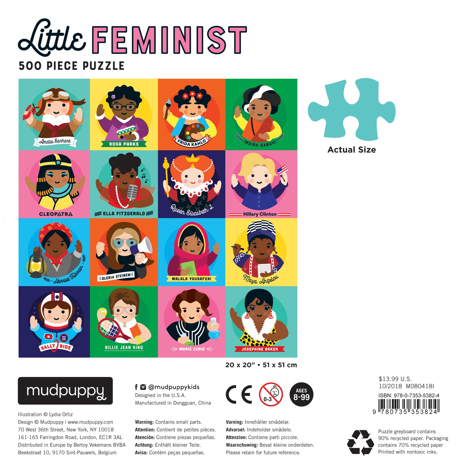 Little Feminist 500 Piece Family Puzzle - 4