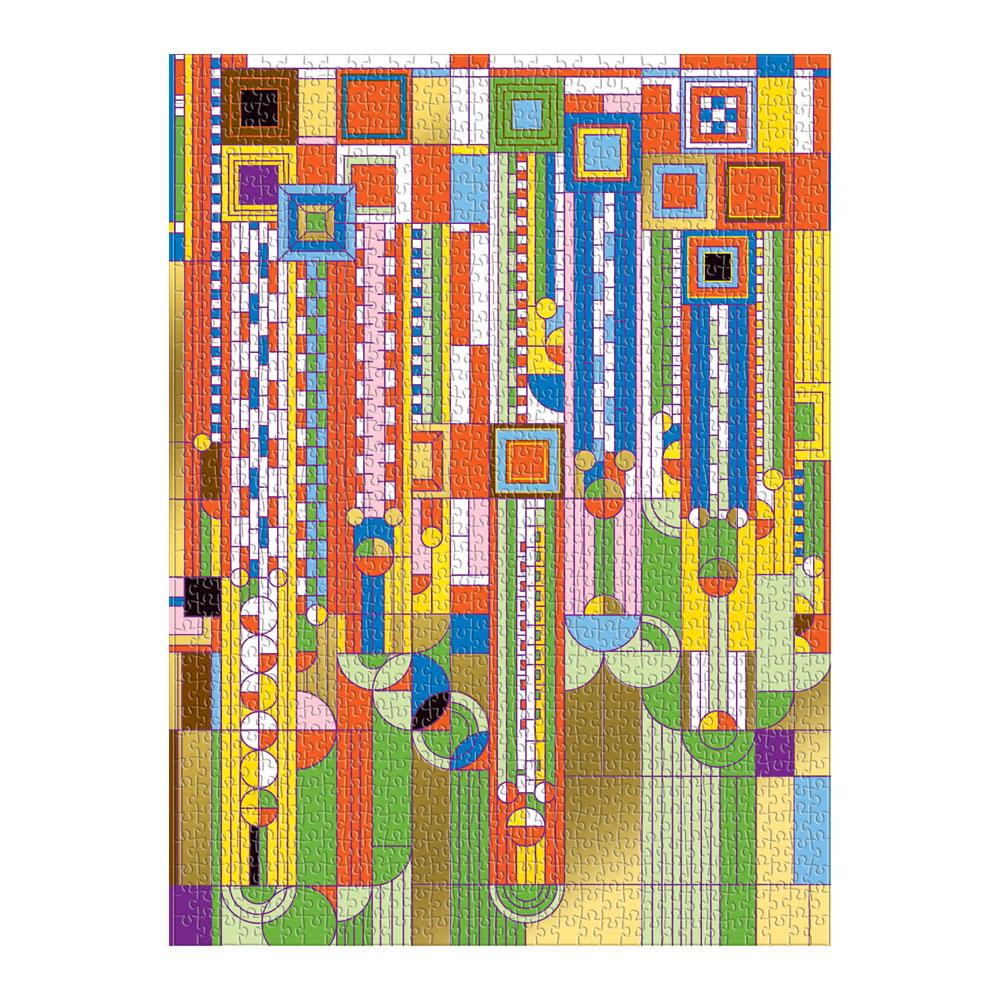Frank Lloyd Wright Saguaro Cactus And Forms Foil Stamped 1000 Pc Puzzle - 2