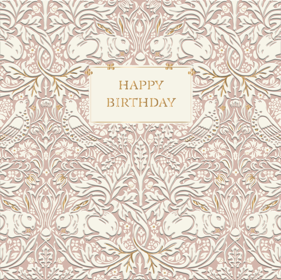 Morris&Co Birthday, Greeting Card