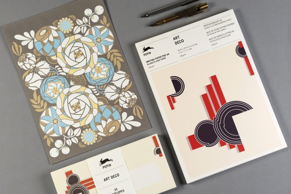 Art Deco, A4 Writing Paper&Notepad - 3