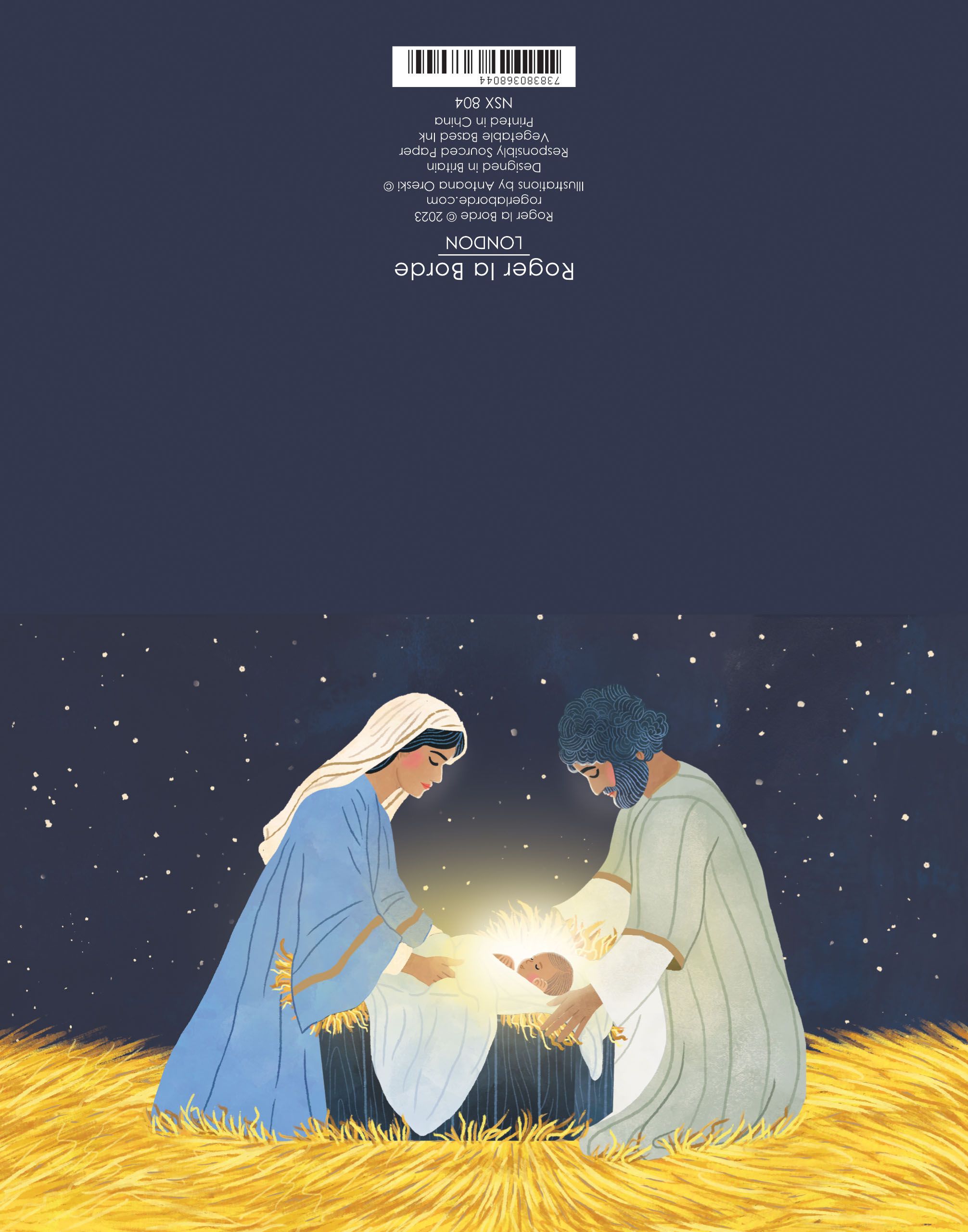 Nativity, Petite Card Kraft Box - 2