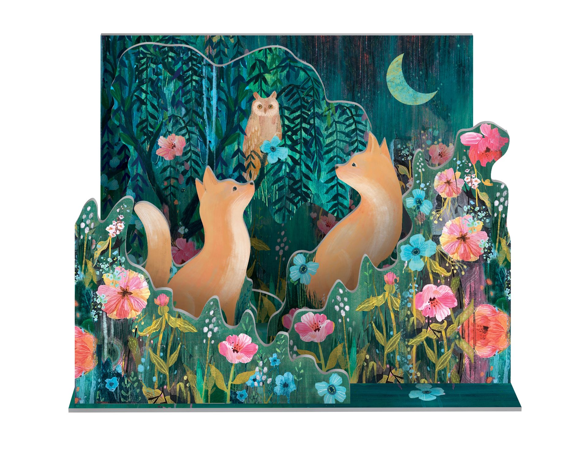 Moonlit Meadow Scene, Pop and Slot Scene Small - 2