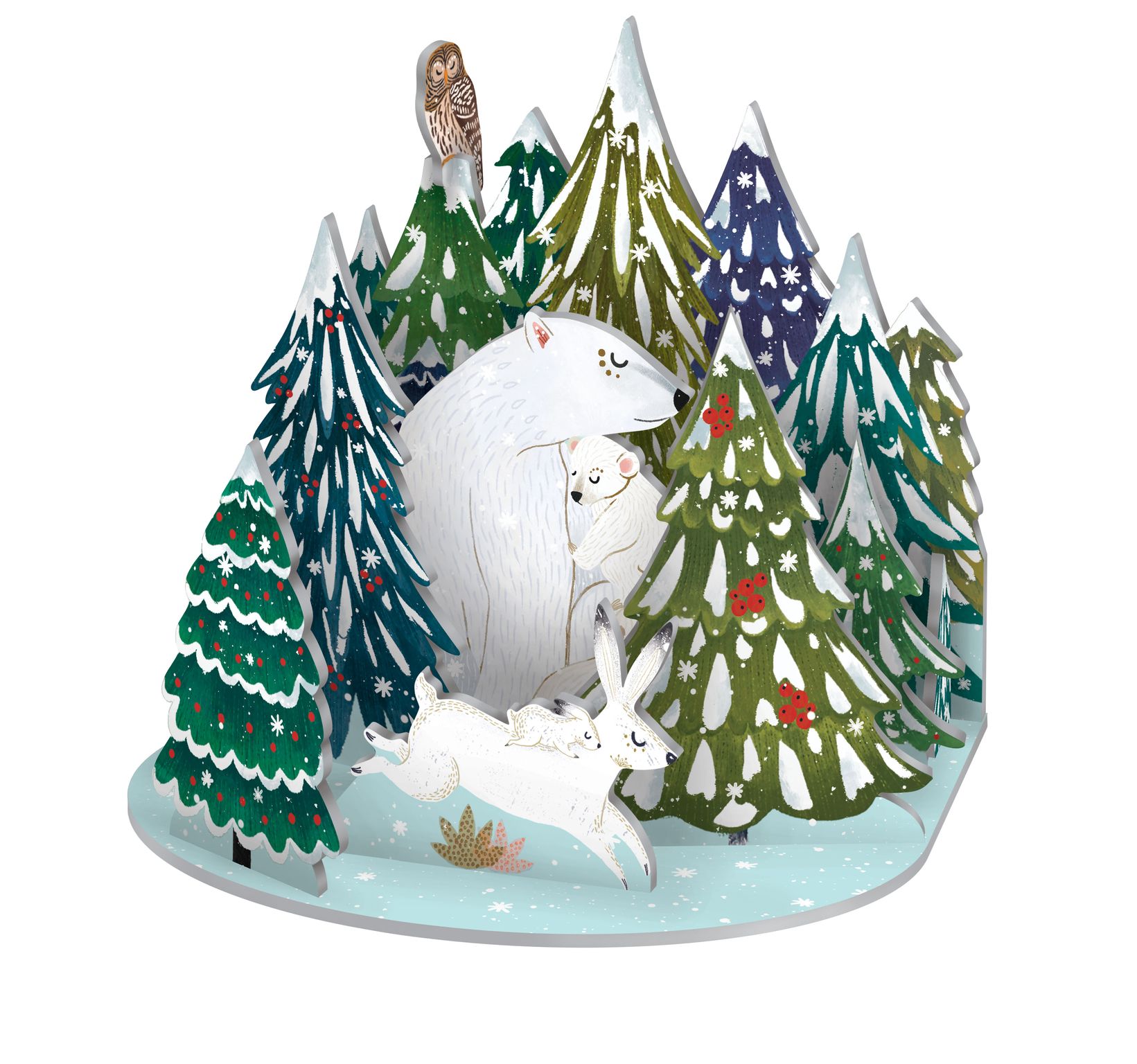 Polar Bear Bower Scene, Pop and Slot Scene Small - 2