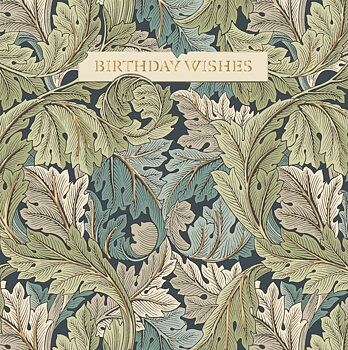 Morris&Co Birthday, Greeting Card