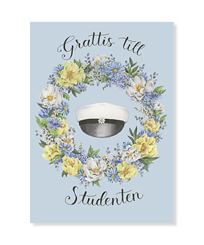 Grattis till Studenten, Kristina Granberg, Greeting Card