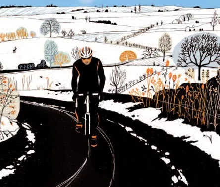 Winter Scene, Greeting Card
