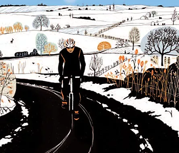 Winter Scene, Greeting Card