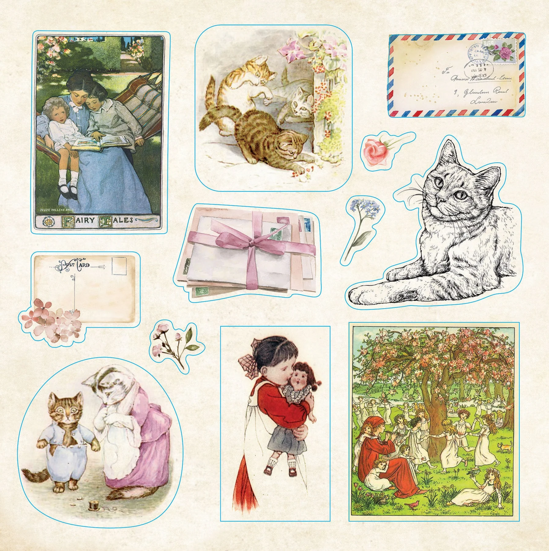 Bibliophilia Ephemera Sticker Book - 3