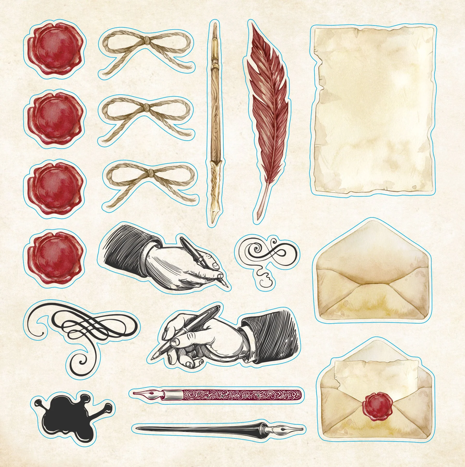 Bibliophilia Ephemera Sticker Book - 2