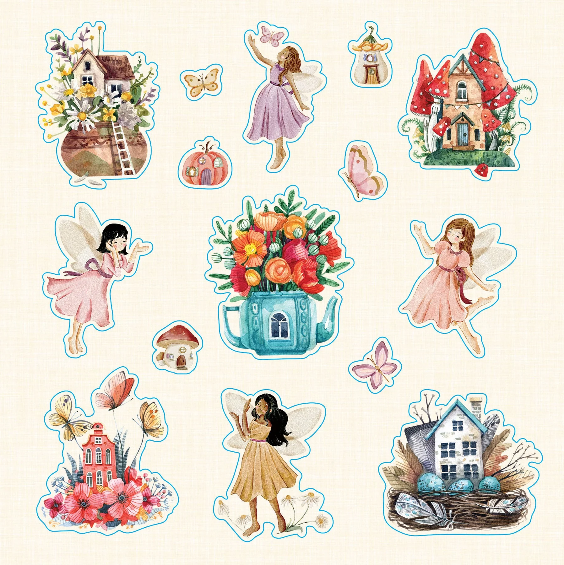 Faerie Kingdom Sticker Book - 10