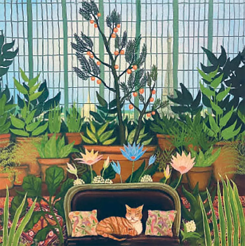 Jungle in Paris, Greeting Card