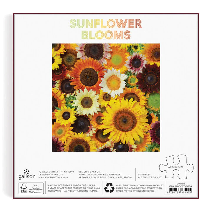 Sunflower Blooms 500 Piece Puzzle - 3