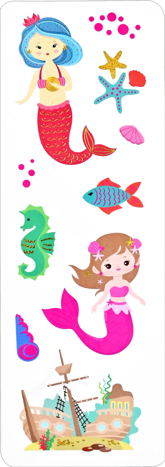 Sticker Set Mermaids - 2