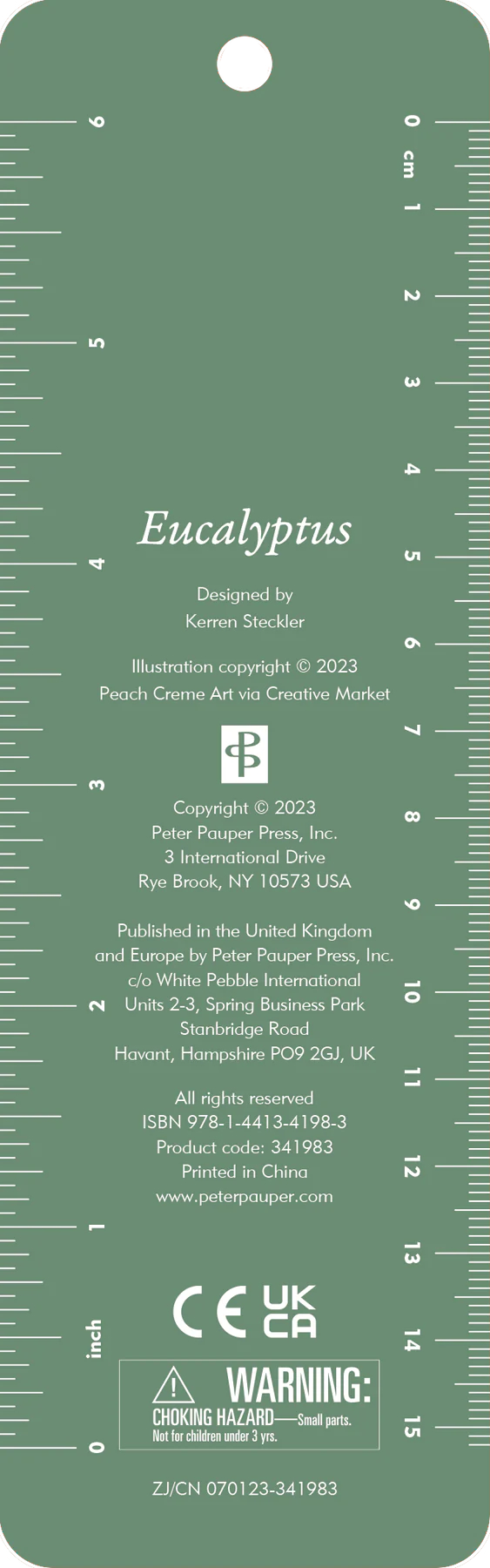 Beaded Bkmk Eucalyptus - 3