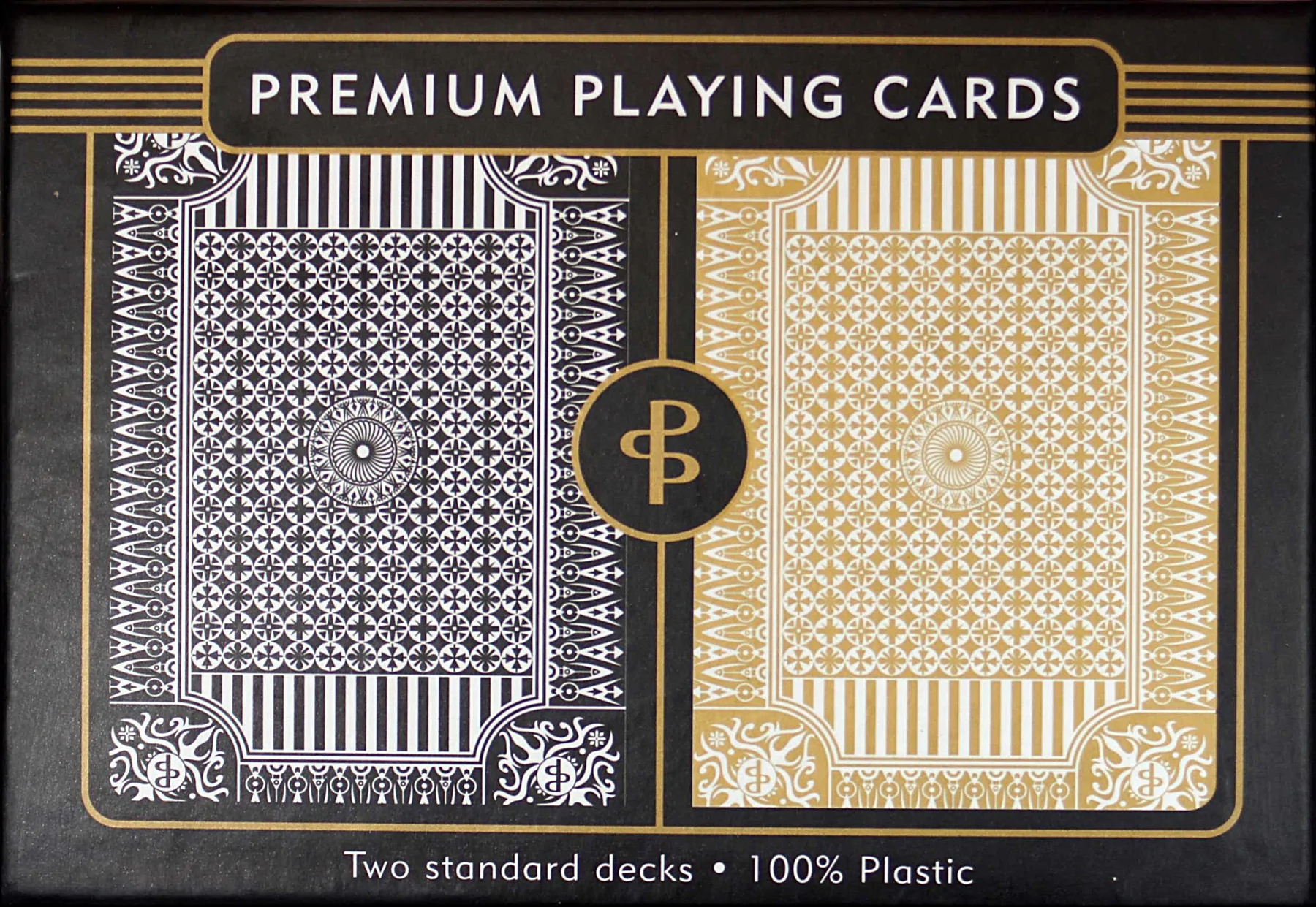 Prem Cards Poker Black/Gold - 3