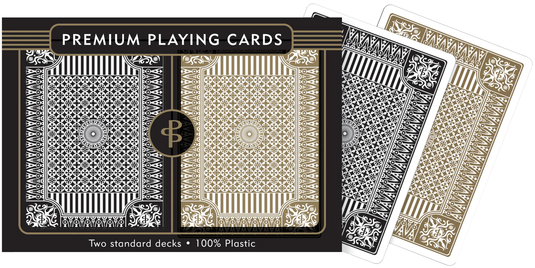 Prem Cards Poker Black/Gold - 2