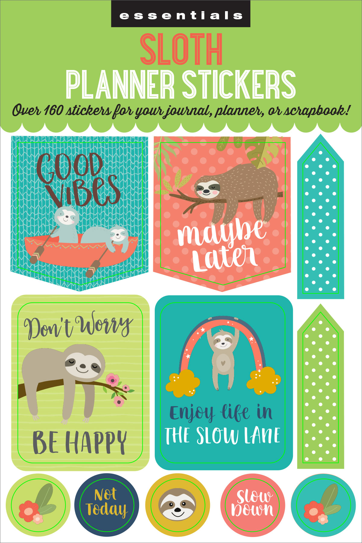Planner Stickers Sloth - 3