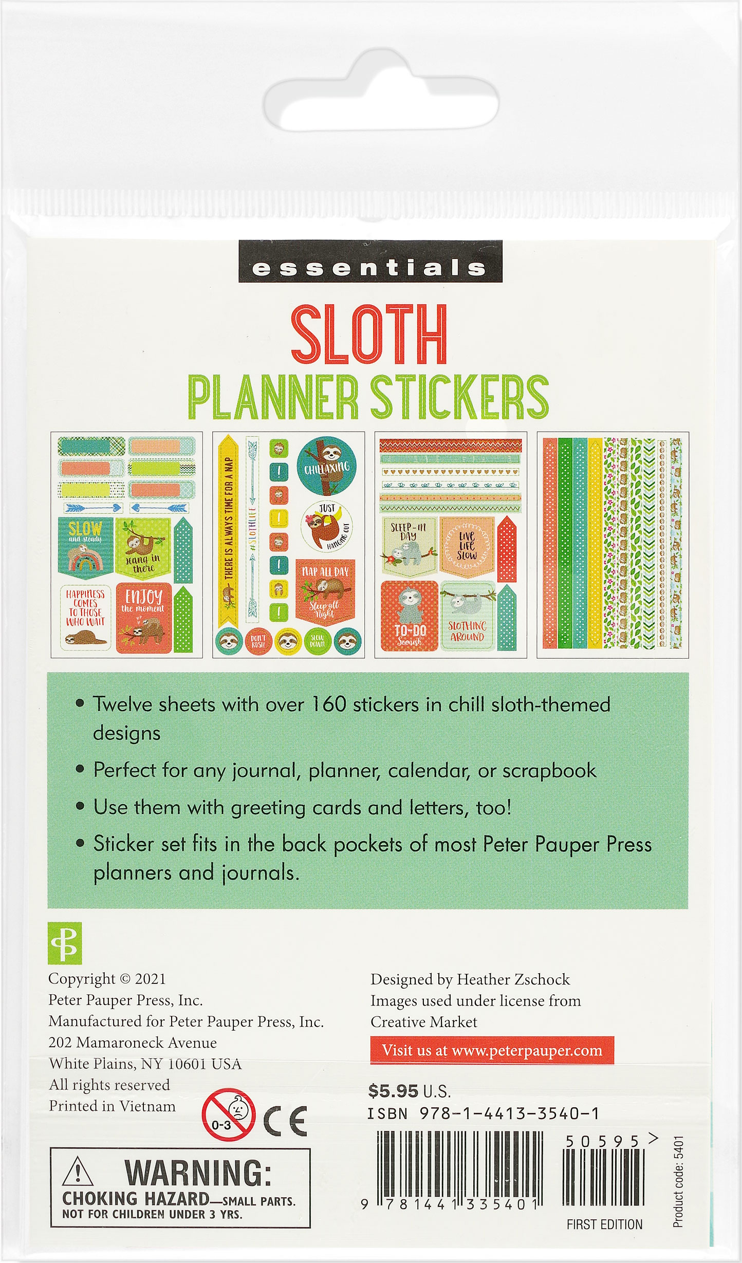 Planner Stickers Sloth - 15